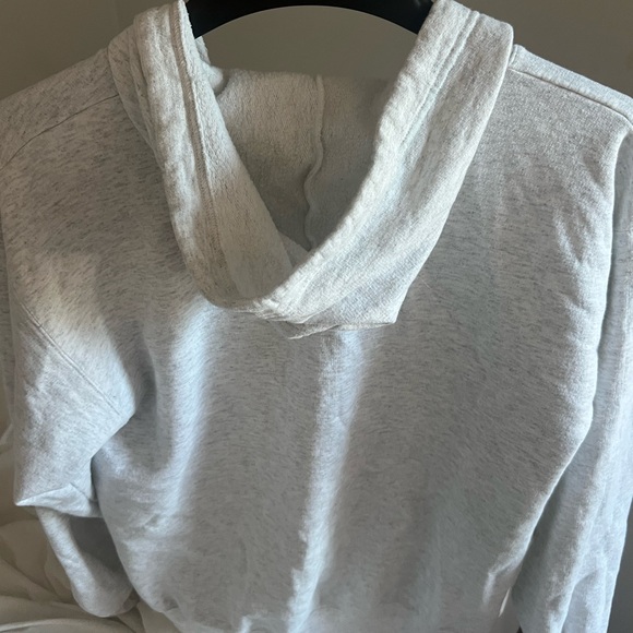 Hanes Eco Smart heather gray zip up hoodie, women’s size M - Picture 4 of 4